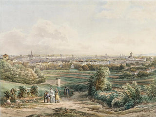 Josef Gerstmeyer - A view of Vienna seen from Dbling.webp