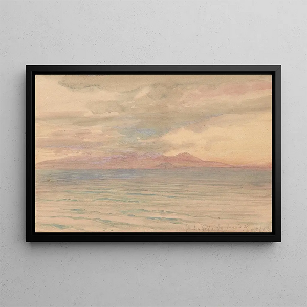 Josef Hoffmann - Sonnenuntergang im Golf von Karthago.webp