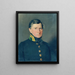 Portrait af en gentleman - Josef Huttary — indrammet kunstværk på væggen