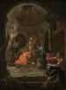 Le roi Saül et la sorcière d'Endor - Josef Ignaz Mildorfer — visning af kunstværket