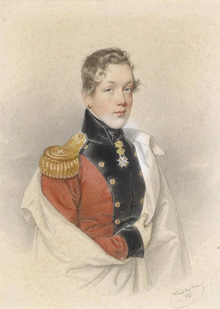 Josef Kriehuber - Bildnis eines sterreichischen Prinzen.webp