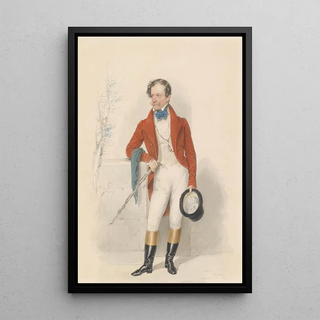 Josef Kriehuber - Herr im Reitkostm.webp