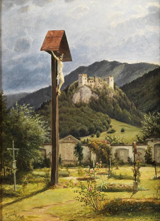 Josef Langl - Blick ber den St Galler Friedhof.webp