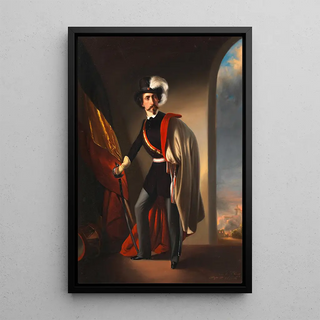 Josef Matthias Aigner - Selbstbildnis als Kommandant der Akademischen Legion.webp