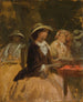 Restaurant Au Jardin - Josef Navrátil — visning af kunstværket