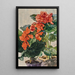 Bégonias orange - Josef Stoitzner — indrammet kunstværk på væggen
