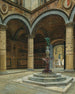 Florence Palazzo Vecchio - Josef Theodor Hansen — visning af kunstværket