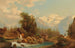 Moulin au ruisseau de montagne - Josef Thoma — visning af kunstværket
