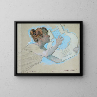 Josef Wawra - Studie zum Bild Feen.webp