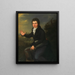 Ludwig van Beethoven komponist - Josef Willibrord Mähler — indrammet kunstværk på væggen