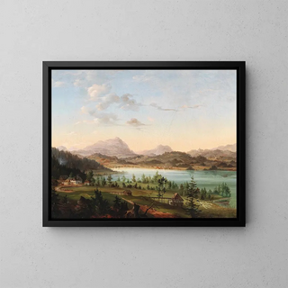 Josef Willroider - A View of Lake Ossiach.webp