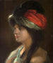 Yamila med turban - Joseph Marius Jean Avy — visning af kunstværket