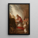 Saint Charles Borromée - Joseph Nicolas Jouy — indrammet kunstværk på væggen