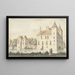 Château Beverweerd - Joseph Adolf Schmetterling — indrammet kunstværk på væggen