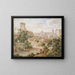 Vue du monastère de San Isidoro sur Saint-Pierre à Rome - Joseph Anton Koch — indrammet kunstværk på væggen