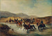 det franske kavalerimaleri i heste-bassinet - Joseph Anton Strassgschwandtner — visning af kunstværket