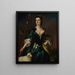 Marie Sylvestre - Joseph Blackburn — indrammet kunstværk på væggen