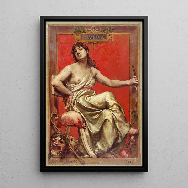 Joseph Blanc - Portrait de Julia Bartet 18541941 en allgorie de la Comdie.webp