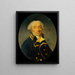 Portrait af en divisionsgeneral - Joseph Boze — indrammet kunstværk på væggen
