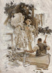 La voix dans le riz - Joseph Christian Leyendecker — visning af kunstværket