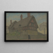 Le Cottage d'Ann Hathaway à Stratford - Joseph Edward Southall — indrammet kunstværk på væggen