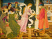 La Beauté modtager den hvide rose fra sin far - Joseph Edward Southall — visning af kunstværket