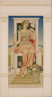 Figur af freden - Joseph Edward Southall — visning af kunstværket