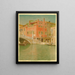 Pont Cannareggio Venedig Italien - Joseph Edward Southall — indrammet kunstværk på væggen