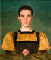 Portrait af Anne Elizabeth Baker 1859-1947 - Joseph Edward Southall — visning af kunstværket