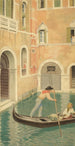 Rio Della Guerra Venise - Joseph Edward Southall — visning af kunstværket