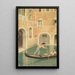 Rio Della Guerra Venise - Joseph Edward Southall — indrammet kunstværk på væggen