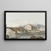 Vue d'un pont, Fribourg - Joseph Emmanuel Curty — indrammet kunstværk på væggen