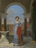 Portrait af Colette Versavel, ægtefælle til Isaac J. de Meyer - Joseph François Ducq — visning af kunstværket
