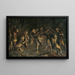 Bacchanale d'enfants - Joseph Hauzinger — indrammet kunstværk på væggen