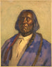 Chef Red Cloud, Sioux - Joseph Henry Sharp — visning af kunstværket