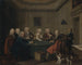 En herreklub - Joseph Highmore — visning af kunstværket