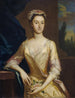 Portrait af en dame - Joseph Highmore — visning af kunstværket