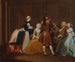 familien Harlowe i Clarisse af Samuel Richardson - Joseph Highmore — visning af kunstværket