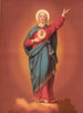 Jomfru Maria med hjerte-emblem - Joseph Hoover — visning af kunstværket