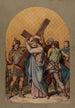II Jesus bærer sit kors - Joseph Hussenot — visning af kunstværket