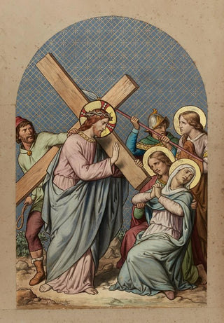 Joseph Hussenot - IV Jsus rencontre sa trs sainte mre.webp