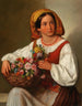 La fille aux fleurs - Joseph Lavos — visning af kunstværket