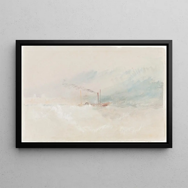 Joseph Mallord William Turner - A Packet Boat off Dover.webp