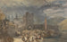 Vue de Boppart avec personnages sur la rive - Joseph Mallord William Turner — visning af kunstværket