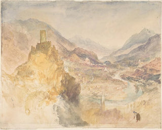 Joseph Mallord William Turner - Chatel Argent and the Val dAosta from above Villeneuve.webp