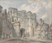 Porte de l'église Christ i Canterbury - Joseph Mallord William Turner — visning af kunstværket