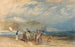 Port de Folkestone og kysten indtil Dover - Joseph Mallord William Turner — visning af kunstværket