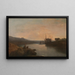 Château de Harlech depuis le ferry de Tygwyn, crépuscule d'une soirée d'été - Joseph Mallord William Turner — indrammet kunstværk på væggen