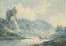Rocher d'Ilam, Dovedale, Derbyshire - Joseph Mallord William Turner — visning af kunstværket