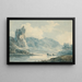 Rocher d'Ilam, Dovedale, Derbyshire - Joseph Mallord William Turner — indrammet kunstværk på væggen